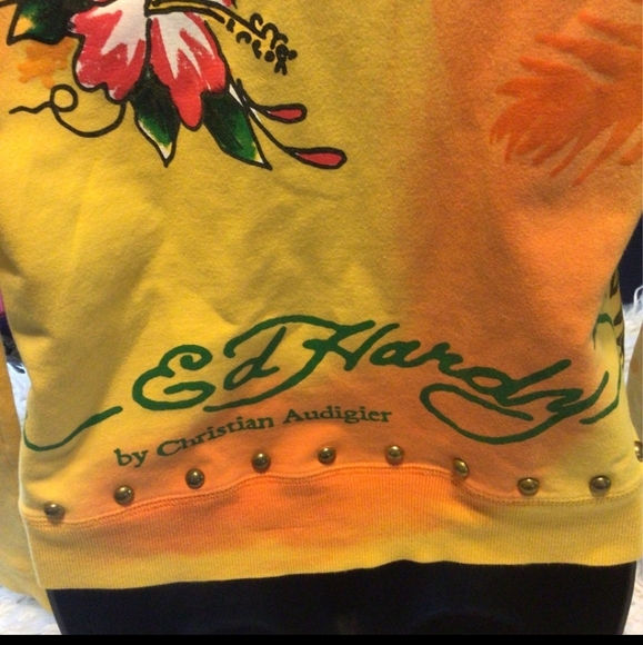 Ed Hardy Christian Audigier Hoodie - Picture 7 of 10